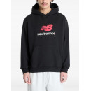 NEW BALANCE - athletics french terry logo hoodie - BK - MT51512BK/BK