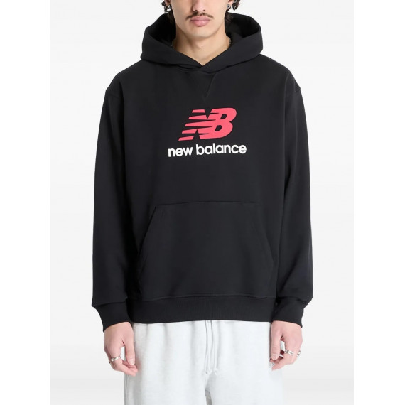NEW BALANCE - athletics french terry logo hoodie - BK - MT51512BK/BK