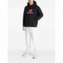 NEW BALANCE - athletics french terry logo hoodie - BK - MT51512BK/BK
