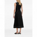 KARL LAGERFELD - Contrast Stitch Dress - 999 - A3W13032/999