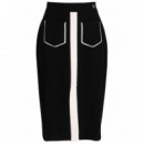 KARL LAGERFELD - Bw Knit Skirt - 101 - A3W12023/101
