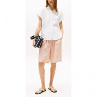 TOMMY HILFIGER - Poplin Sleeveless Relaxed Shirt - Ycf - F|WW0WW45897/YCF