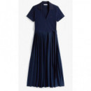 TOMMY HILFIGER - 1985 Pleated Wrap Polo Drs - C1G - F|WW0WW45733/C1G