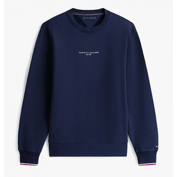 TOMMY HILFIGER - Small Tommy Logo Crewneck - DW5 - F|MW0MW37471/DW5