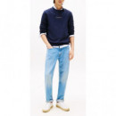 TOMMY HILFIGER - Small Tommy Logo Crewneck - DW5 - F|MW0MW37471/DW5