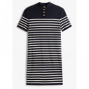 TOMMY HILFIGER - Co Jersey Mid Gg Shift S/s Dress - 0FI - F|WW0WW47368/0FI