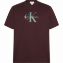 Camiseta CALVIN KLEIN Monogram Granate