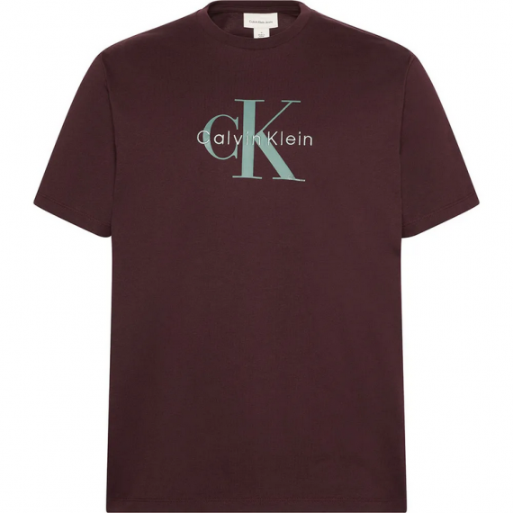 Camiseta CALVIN KLEIN Monogram Granate