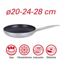 Juego de Sartenes 20-24-28 Cm Inox LARRYHOUSE