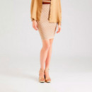 Falda MIDI de Punto con Logotipo 4G  GUESS