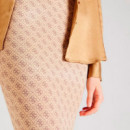 Falda MIDI de Punto con Logotipo 4G  GUESS