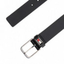 Cinturón Scanton con Logo y Hebilla Cuadrada  TOMMY HILFIGER