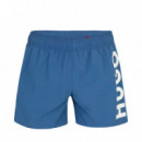 Bañador Tipo Shorts de Secado Rápido con Logo Estampado Vertical  HUGO BOSS