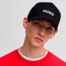 Gorra de Sarga de Algodón con Paneles de Malla  HUGO BOSS