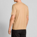 Camiseta Regular Fit en Punto de Algodón con Logo Estampado  HUGO BOSS