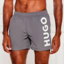 Bañador Tipo Shorts de Secado Rápido con Logo Estampado Vertical  HUGO BOSS