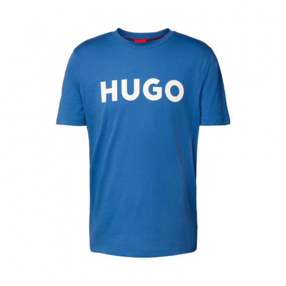 Camiseta Regular Fit en Punto de Algodón con Logo Estampado  HUGO BOSS