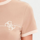 Camiseta con Logotipo Corte Slim  GUESS