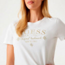 Camiseta con Logotipo Corte Regular  GUESS