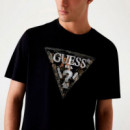 Camiseta Logotipo Triángulo  GUESS