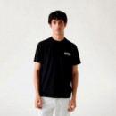 Camiseta con Logotipo en la Espalda Oversize  GUESS