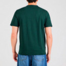 Camiseta con Logotipo Bordado  GUESS