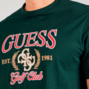 Camiseta con Logotipo Bordado  GUESS