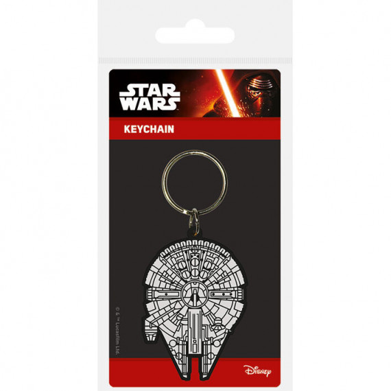 Llavero Goma Star Wars Halcon Milenario