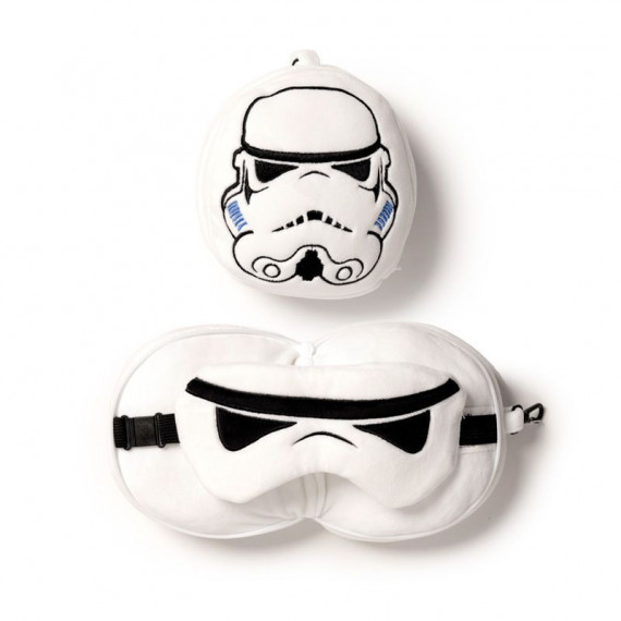 Almohada Viaje con Antifaz Star Wars Stormtrooper