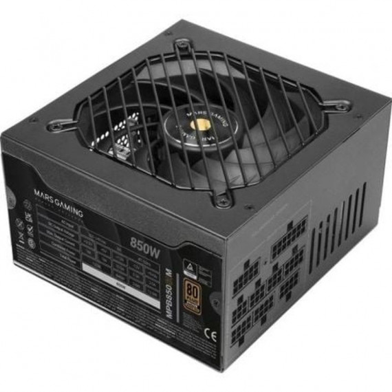MARS GAMING FUENTE DE ALIMENTACION MPB850SIM 850W 80 PLUS BRONZE VENTILADOR 14CM