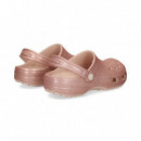 Zueco Clasicc Gliter Rosa  CROCS