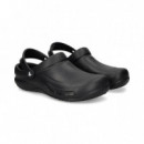 Zueco Antideslizante Negro  CROCS