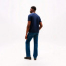 Camiseta de Cuello Redondo con Logo Bordado  TOMMY HILFIGER