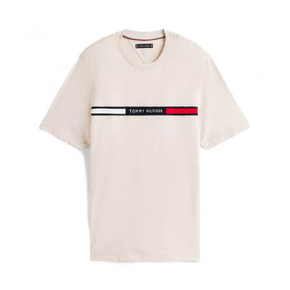 Camiseta de Punto Elástico con Logo  TOMMY HILFIGER