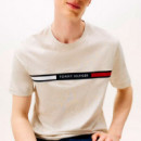 Camiseta de Punto Elástico con Logo  TOMMY HILFIGER