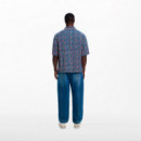 Camisa Manga Corta Bordados étnicos  DESIGUAL