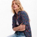 Camisa Manga Corta Bordados étnicos  DESIGUAL