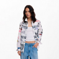 Camisa Algodón Letras  DESIGUAL