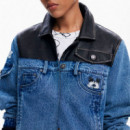 Chaqueta Vaquera Mickey Encerada  DESIGUAL