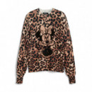 Jersey Minnie Animal Print  DESIGUAL