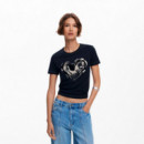 Camiseta Corazón Periódico  DESIGUAL