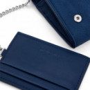 Monedero Efecto Piel Bordados Mediano  DESIGUAL