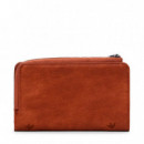 Monedero Efecto Piel Bordado Mediano  DESIGUAL