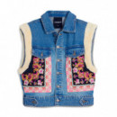 Chaleco Vaquero Borreguito  DESIGUAL