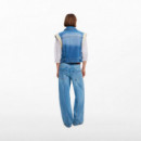 Chaleco Vaquero Borreguito  DESIGUAL