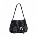 Bolso Cruzado Efecto Piel Tachuelas Pequeño  DESIGUAL