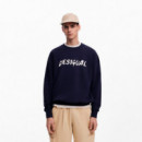 Sudadera Logo Textura  DESIGUAL