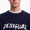 Sudadera Logo Textura  DESIGUAL