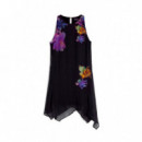 Vestido Túnica Flores  DESIGUAL