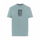 Camiseta con Aplicación Grande en la Espalda  GUESS